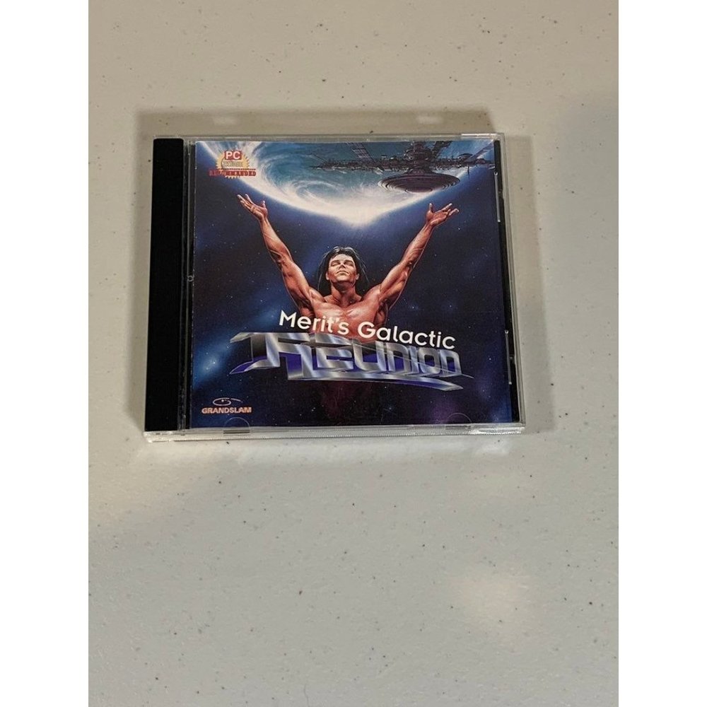 Rare Vintage Merit’s Galactic Reunion PC Game Complete with Manual Merit Studios